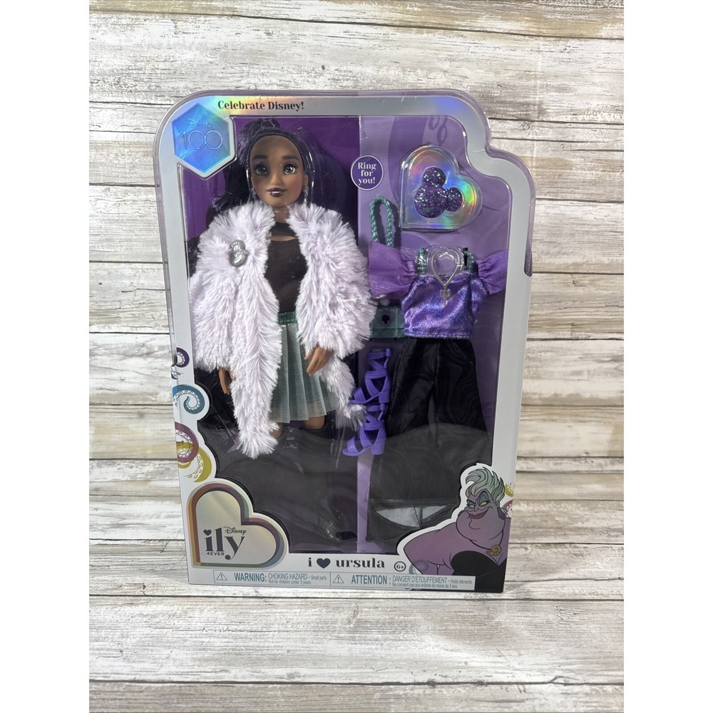 Disney 100 Years Of Wonder Ily 4ever Inspired By Ursula Fashion Doll NEW 2023